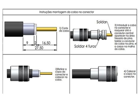 CONECTOR UHF MACHO RETO SOLDA KLC CASA DO BAOFENG comércio e