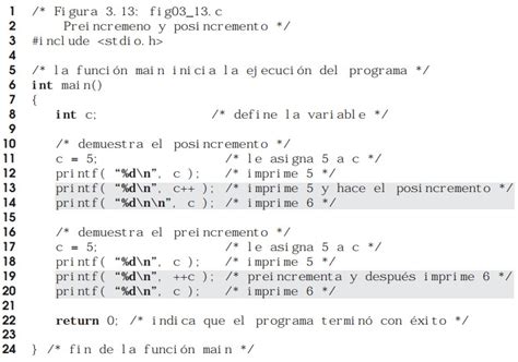 Operadores De Incremento Y Decremento Programaci N I