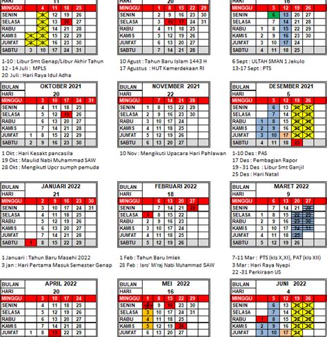 Jadwal Libur Sekolah 2022 Jawa Timur Homecare24