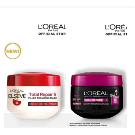 Jual Loreal Paris Fall Resist X Hair Mask Exp Shopee