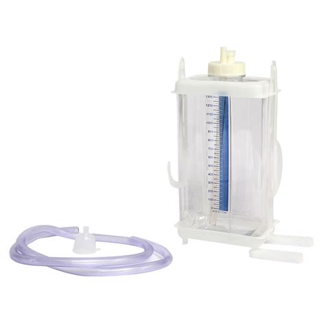 Medical Pvc Drainage Vacuum Wound Drainage System Chest Drainage Bottle