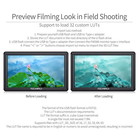 Buy FEELWORLD FW568 V3 6 Inch DSLR Camera Field Monitor With Waveform