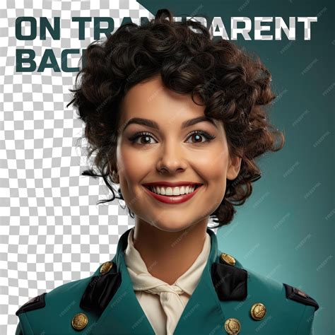 Premium Psd Vibrant South Asian Woman Curly Haired Boat Captain In