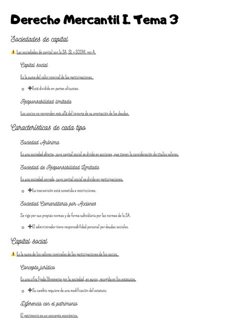 Derecho Mercantil I Tema Derecho Mercantil I Tema