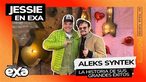 Aleks Syntek celebra 34 años de grandes éxitos Entrevista con Jessie