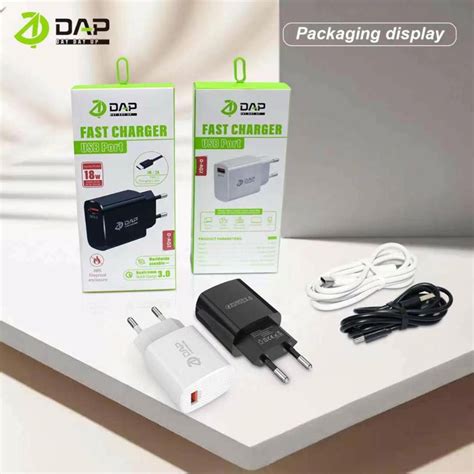 Jual Charger DAP D AQ2 Fast Charging Power Oval 3 0 Quick Charge 3 0