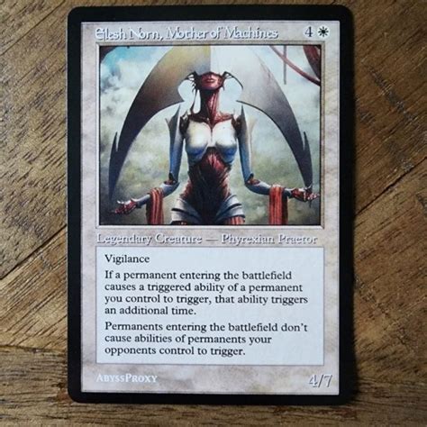 Elesh Norn Mother Of Machines A Mtg Abyss Proxy Shop Enhance