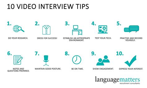 10 Video Interview Tips Language Matters