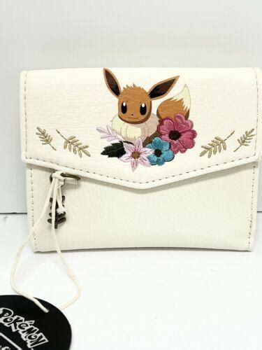 Loungefly Pokemon Eevee Eeveelutions Floral Wallet Nwt Rare