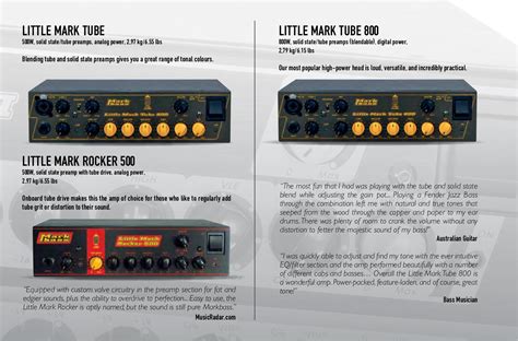 Pdf Manual For Markbass Amp Little Mark Tube 800