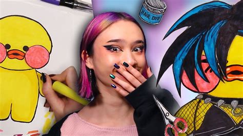 Paper Duck Gaat Emo Viral Tiktok Trend Maar Dan Emo Lol Youtube