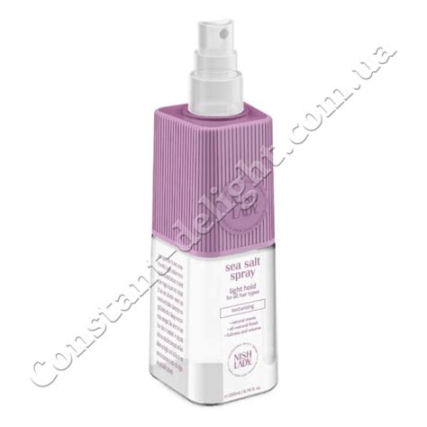 Солевой спрей для укладки волос Nishlady Sea Salt Spray 200 ml - купить ...