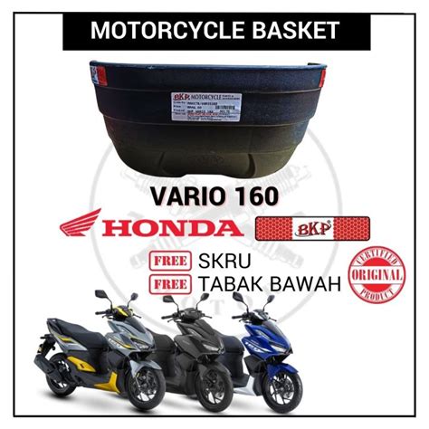 𝗕𝗞𝗣 𝗙𝗥𝗘𝗘 𝗦𝗞𝗥𝗨 ORI BKP BASKET HONDA VARIO 160 VARIO160 Plastic Plastik