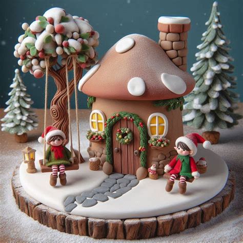 Pin by Patricia López on porcelana fria in 2024 Christmas clay