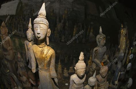 Buddha Statues Pak Ou Caves Laos Stock Photo DesignPicsInc 31756723