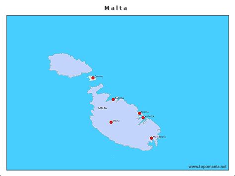 Topografie Malta Topomania Net