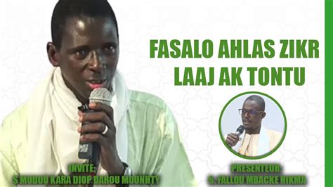 LIVE Touba I ÉMISSION I Fasalo ahlas zikr Laaj ak Tontu Avec S