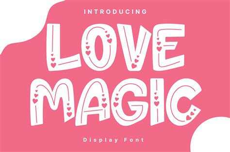 Love Magic Font By AchiArt Creative Fabrica