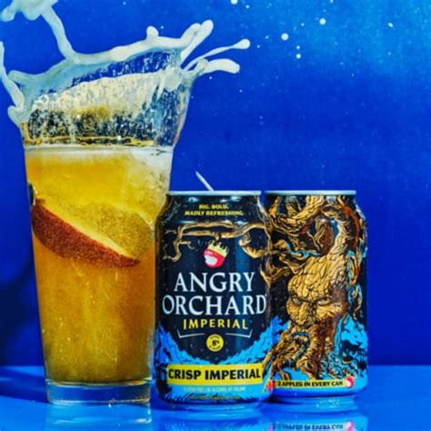 Angry Orchard Crisp Imperial Hard Cider Beer 6 Cans 12 Fl Oz King