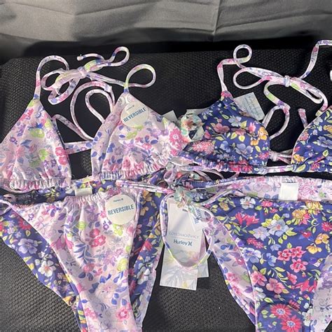 Hurley Swim Nwt Hurley X Love Shack Fancy Piece Reversible Bikini Poshmark