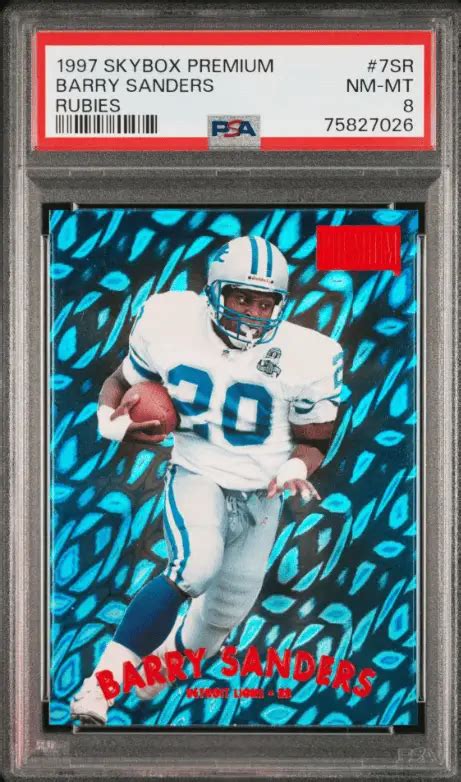 Most Valuable Barry Sanders Football Cards