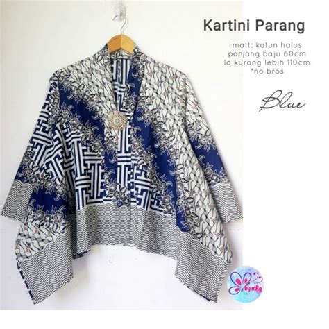 Jual Kartini Parang Paris Atasan Batik Paris Shopee Indonesia