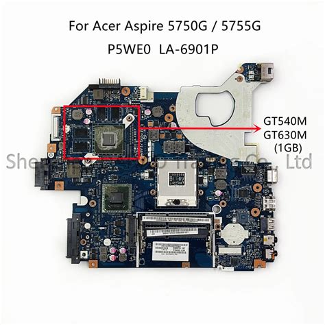 P We La P For Acer Aspire Nv G Laptop Motherboard