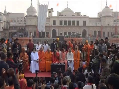 "Ram Mandir Hi Ram Rajya Ka Shankhnaad Hai...": Yoga guru Ramdev in Ayodhya