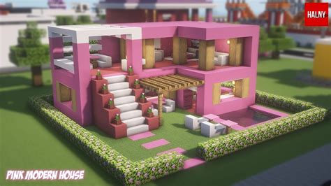 Gorgeous Pink House Design Ideas In Minecraft Tbm Thebestmods