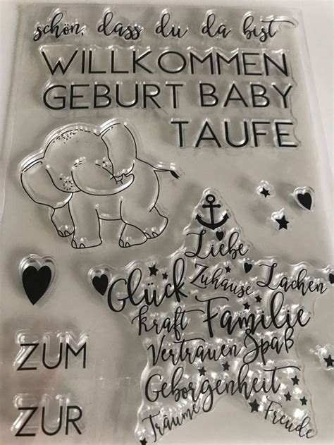 Motivstempel Set Geburt Baby X Cm Neu Kaufen Auf Ricardo