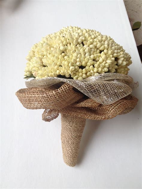 A Very Simple And Yet So Elegant Bridal Bouquet Using Sampaguita Buds