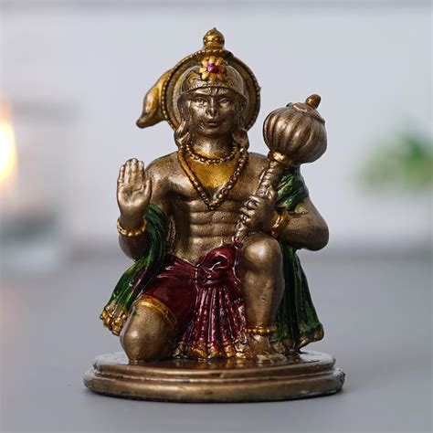 Buy Webelkart Premium Cold Cast Resin Lord Hanuman Ji Balaji Ji Bajrang