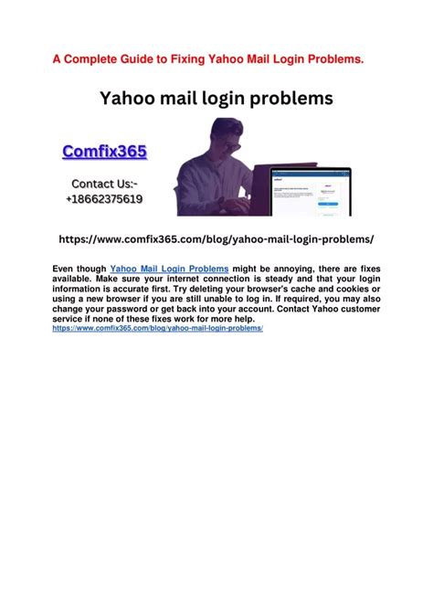 Ppt A Complete Guide To Fixing Yahoo Mail Login Problems Powerpoint