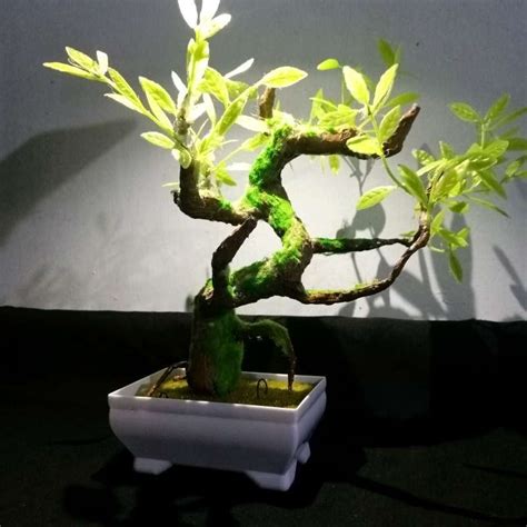 Jual Tanaman Hias Bonsai Plastik Artificial Pohon Batang Besar Dengan