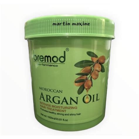 Bremod Moroccan Argan Oil Hair Treatment 1000g Lazada Ph