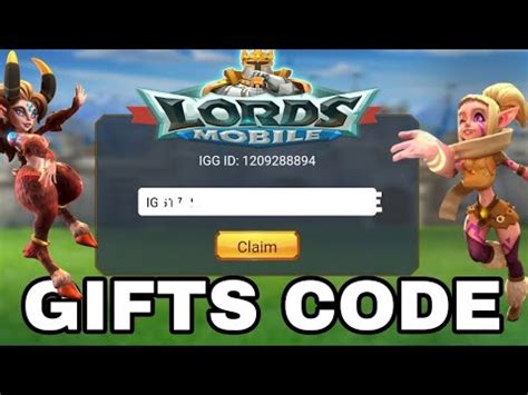 Lords Mobile New Gifts Code Lordsmobile Youtube