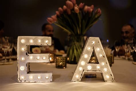 Letras Luminosas Personalizadas Para Bodas Mas Vivencs Bcn Letters