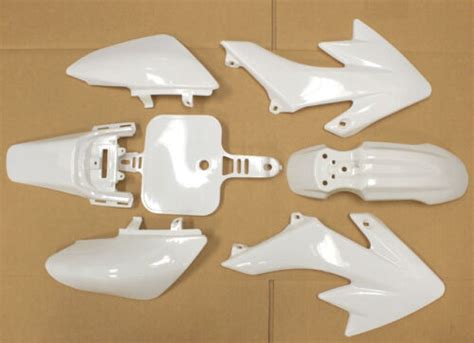 White Plastic Kit Honda CRF XR 50 SDG SSR Pitster Pro Pit Dirt Bike