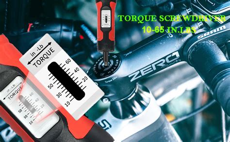 Wanlvkang Torque Screwdriver 10 65 Inch Pounds Torque Screwdriver Set