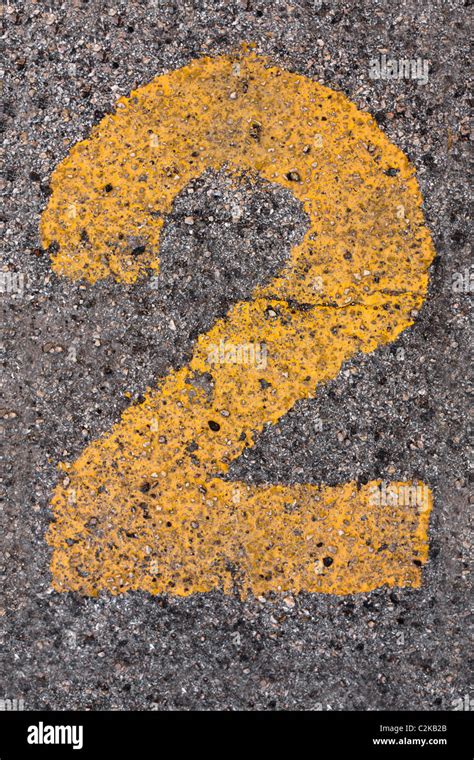 Parking Number 2 Stock Photo - Alamy