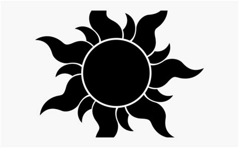 Sun Clipart Silhouette - Corona Sun Tangled , Free Transparent Clipart ...