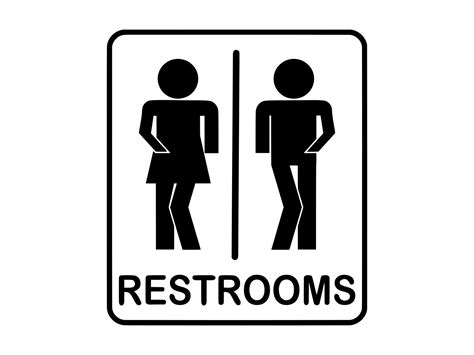 Restroom Signs Clip Art