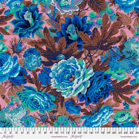 Floral Burst Cool Kaffe Fassett Collective Feb 2023 I Fenwick Fabrics