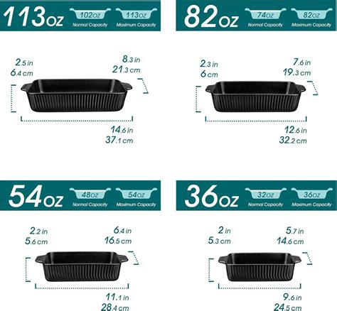 Vancasso Forte Platos Para Hornear Cazuela Para Horno Fuente