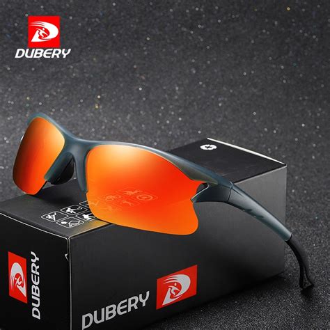 Dubery Sports Riding Polarized Sunglasses Large Frame Outdoor Windproof