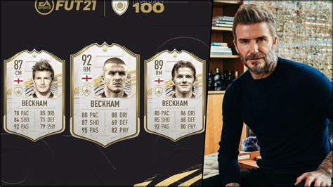 David Beckham Icon In Fifa 21 Revealed The Stats Of His Three Cards