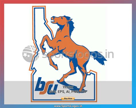 Boise State Broncos College Sports Vector Svg Logo In 5 Formats