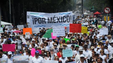 Marcha Anti Amlo Miles Protestan En Cdmx El Heraldo De México