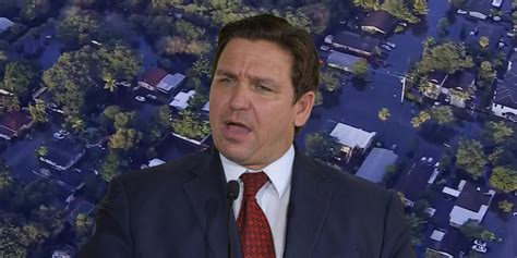 Ron Desantis Campaigns In Ohio While Florida City Drowns