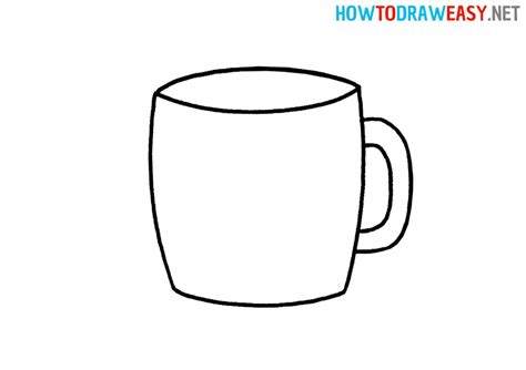 How To Draw A Mug For Kids How To Draw Easy